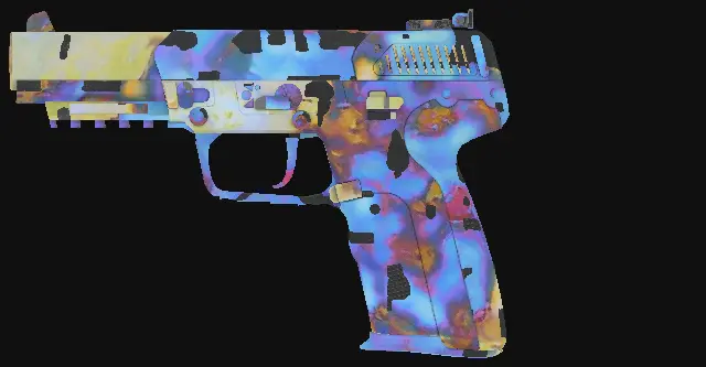 Five-SeveN Case Hardened seed 121 playside