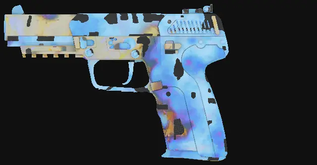 Five-SeveN Case Hardened seed 468 playside
