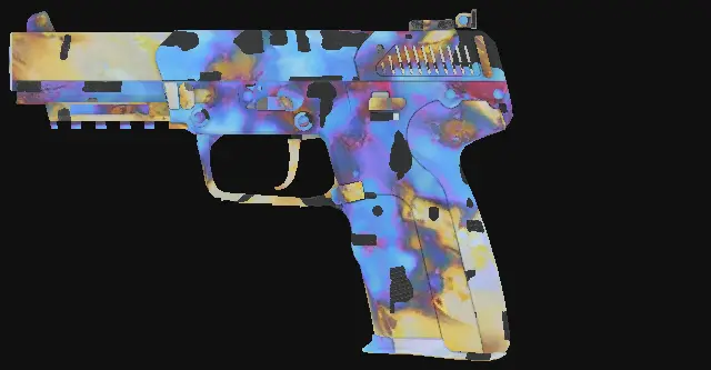 Five-SeveN Case Hardened seed 647 playside
