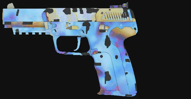 Five-SeveN Case Hardened seed 846 playside