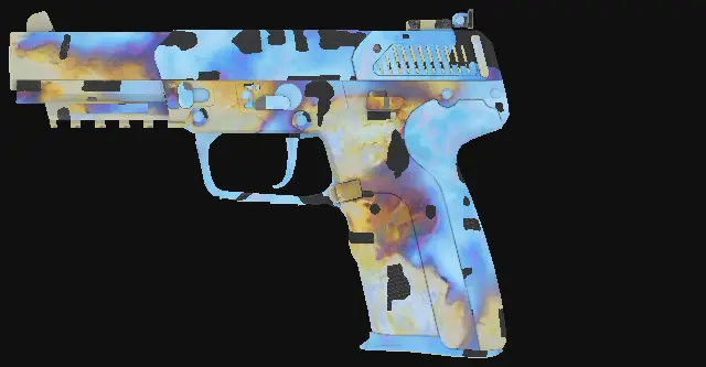 Five-SeveN Case Hardened seed 879 playside