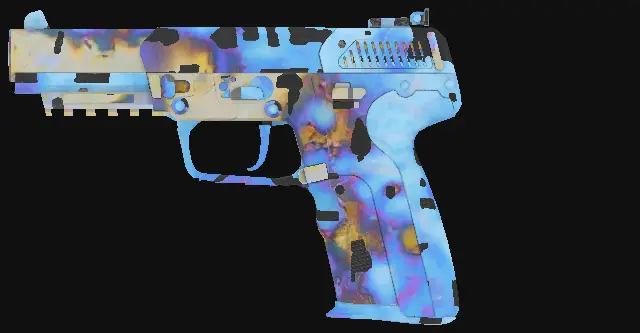 Five-SeveN Case Hardened seed 961 playside