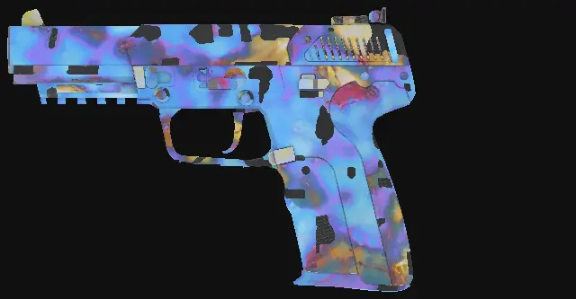 Five-SeveN Case Hardened seed 967 playside