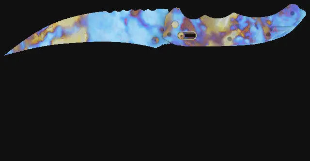 Flip Knife Case Hardened seed 166 playside