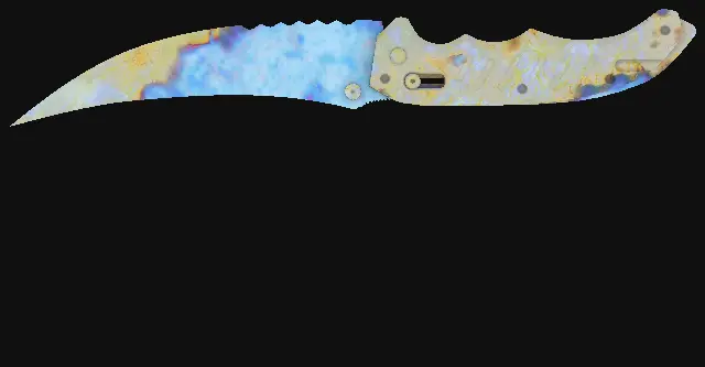 Flip Knife Case Hardened seed 187 playside