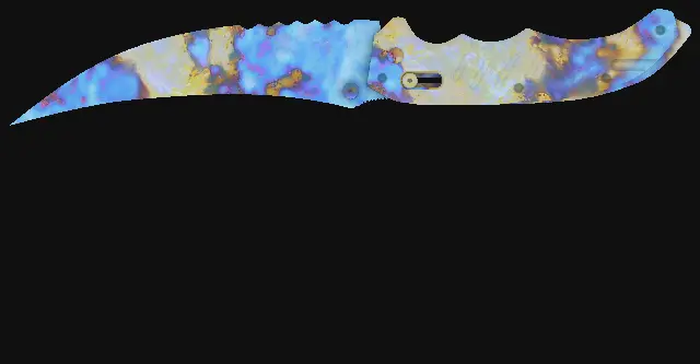 Flip Knife Case Hardened seed 202 playside