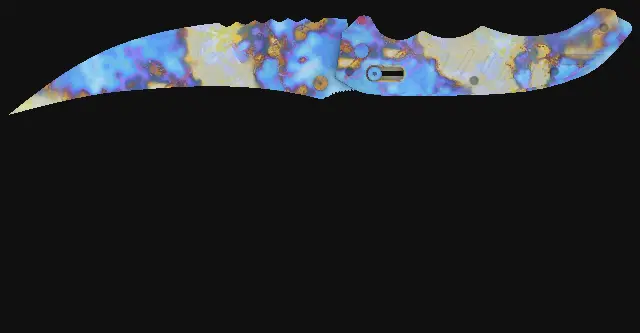 Flip Knife Case Hardened seed 243 playside