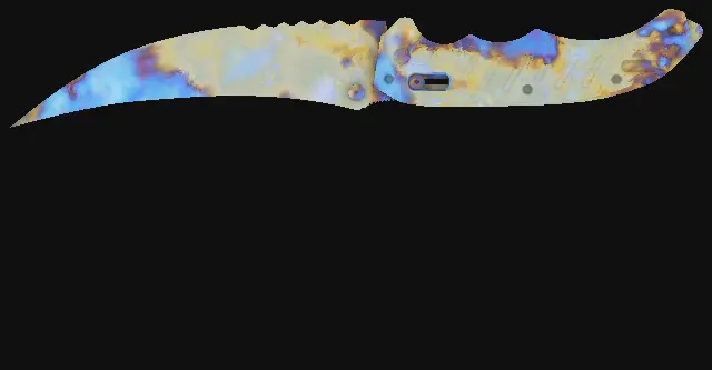 Flip Knife Case Hardened seed 321 pattern render