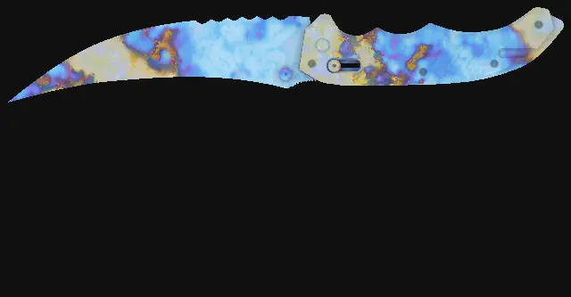 Flip Knife Case Hardened seed 351 playside