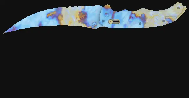 Flip Knife Case Hardened seed 38 playside