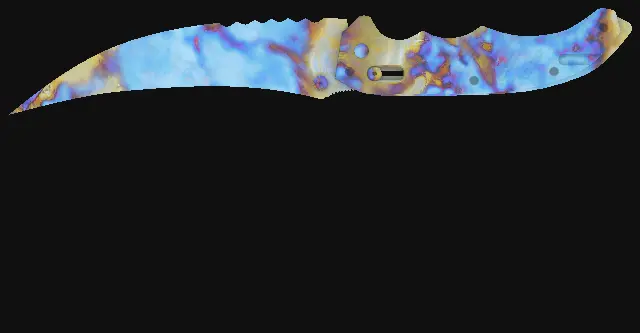 Flip Knife Case Hardened seed 383 playside
