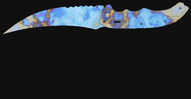 Flip Knife Case Hardened seed 496 playside