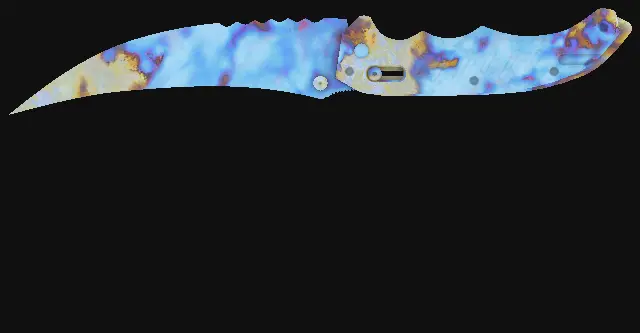 Flip Knife Case Hardened seed 516 playside
