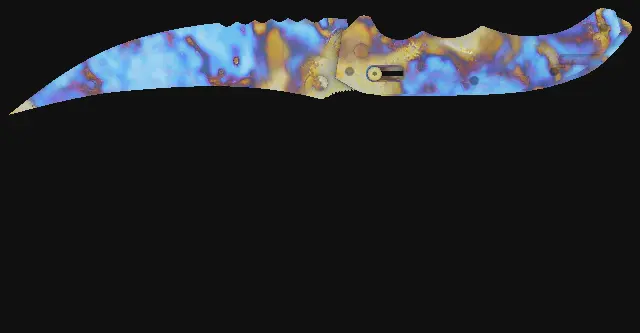 Flip Knife Case Hardened seed 563 playside