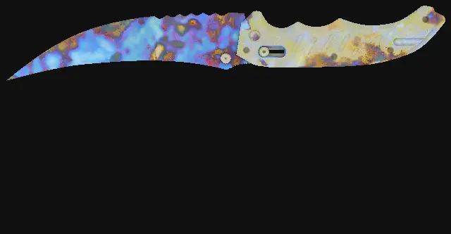 Flip Knife Case Hardened seed 57 playside