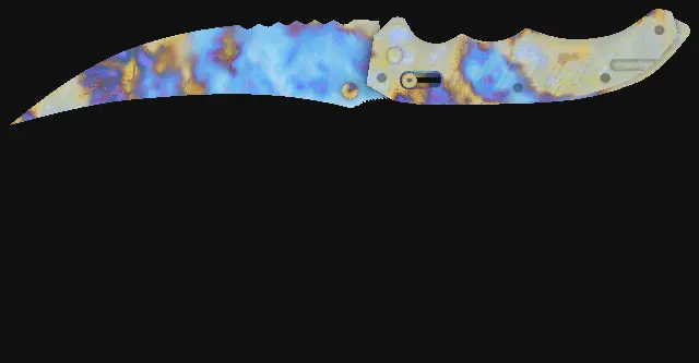 Flip Knife Case Hardened seed 624 playside