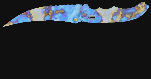 Flip Knife Case Hardened seed 628 playside