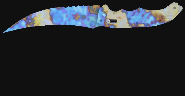 Flip Knife Case Hardened seed 635 playside
