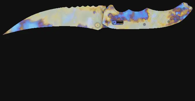 Flip Knife Case Hardened seed 670 pattern render