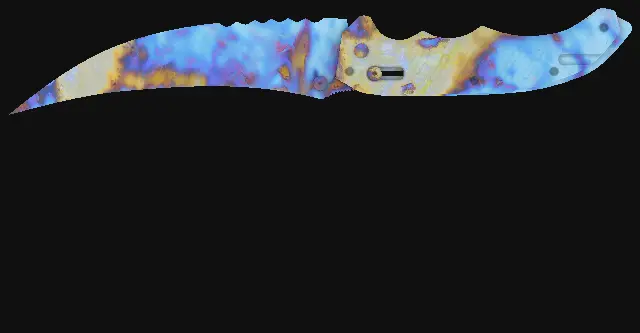 Flip Knife Case Hardened seed 821 playside
