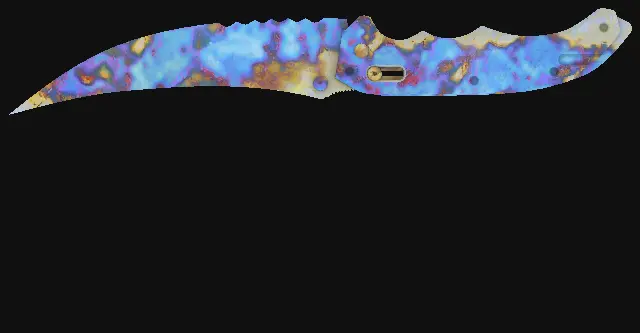 Flip Knife Case Hardened seed 845 playside