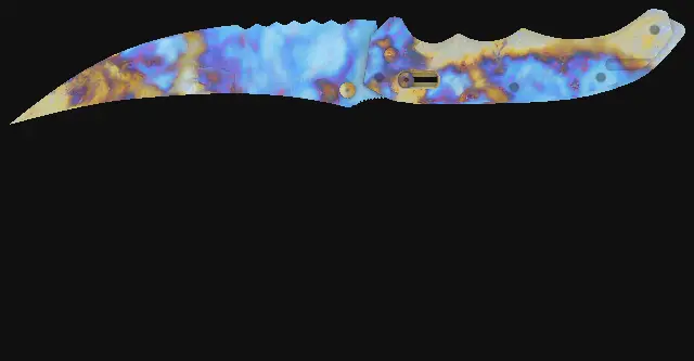 Flip Knife Case Hardened seed 91 playside