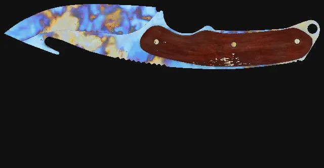 Gut Knife Case Hardened seed 400 playside
