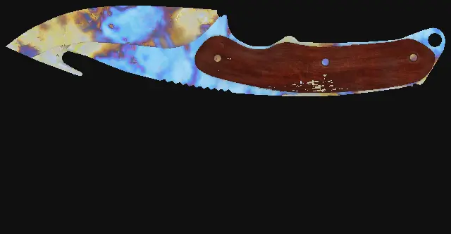 Gut Knife Case Hardened seed 445 playside