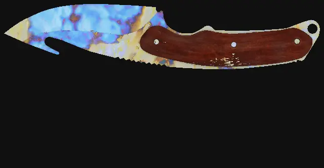 Gut Knife Case Hardened seed 45 playside