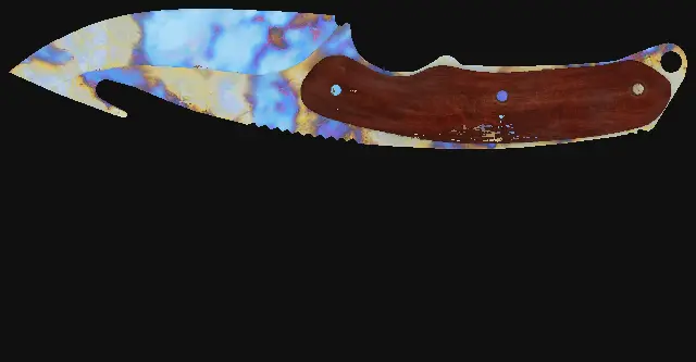 Gut Knife Case Hardened seed 545 playside