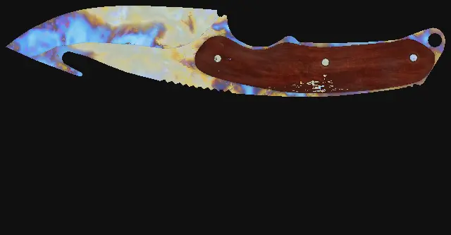 Gut Knife Case Hardened seed 567 pattern render