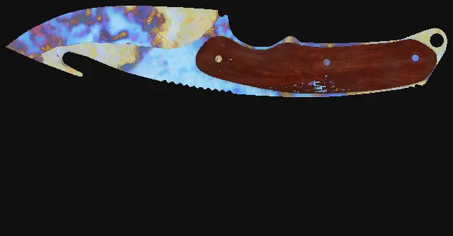 Gut Knife Case Hardened seed 610 playside