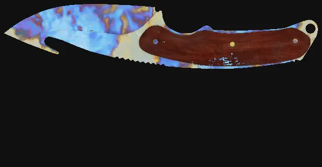 Gut Knife Case Hardened seed 855 playside