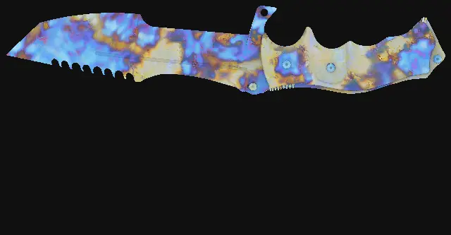 Huntsman Knife Case Hardened seed 101 playside