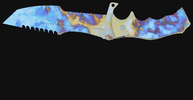 Huntsman Knife Case Hardened seed 112 playside