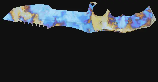 Huntsman Knife Case Hardened seed 29 playside