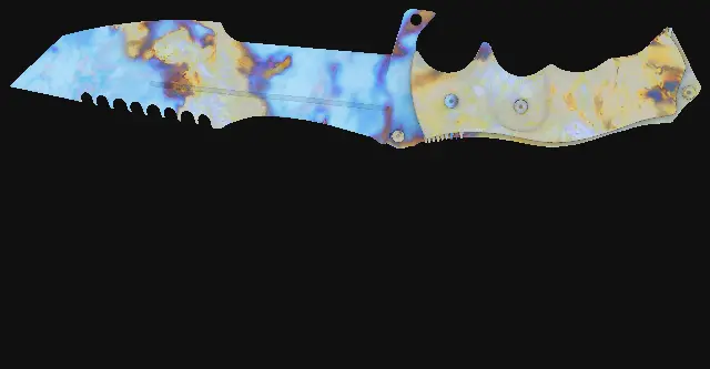 Huntsman Knife Case Hardened seed 306 playside