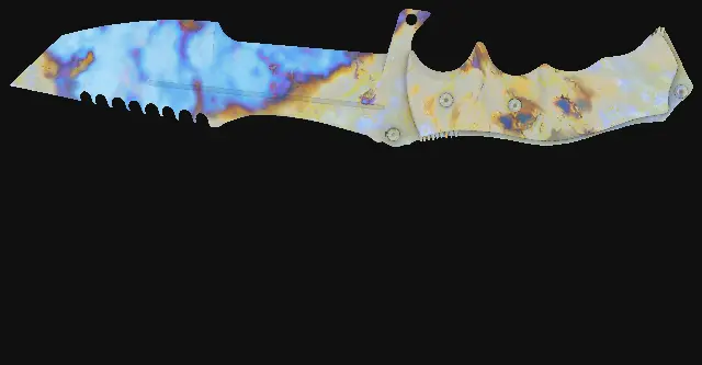 Huntsman Knife Case Hardened seed 330 playside