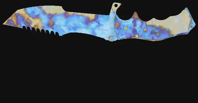 Huntsman Knife Case Hardened seed 505 playside