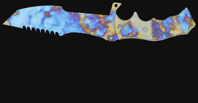 Huntsman Knife Case Hardened seed 510 playside