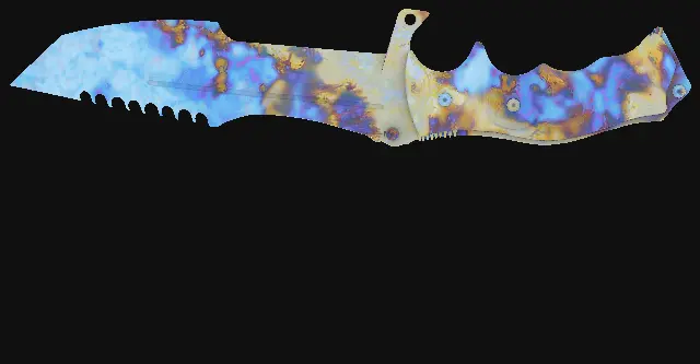 Huntsman Knife Case Hardened seed 575 playside