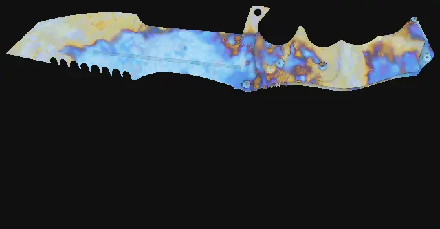 Huntsman Knife Case Hardened seed 576 playside