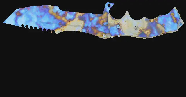 Huntsman Knife Case Hardened seed 708 playside