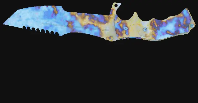 Huntsman Knife Case Hardened seed 770 playside
