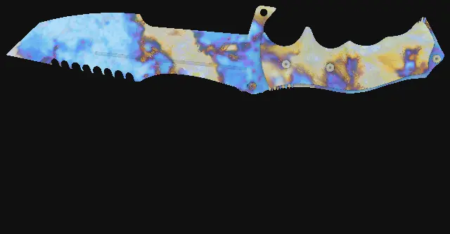 Huntsman Knife Case Hardened seed 798 playside