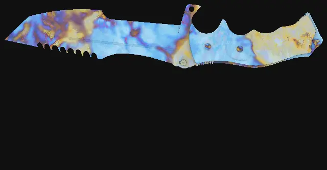 Huntsman Knife Case Hardened seed 830 playside