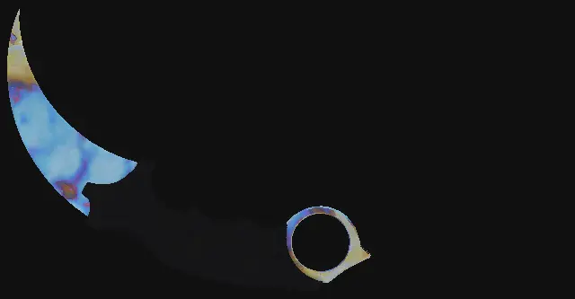 Karambit Case Hardened seed 20 playside