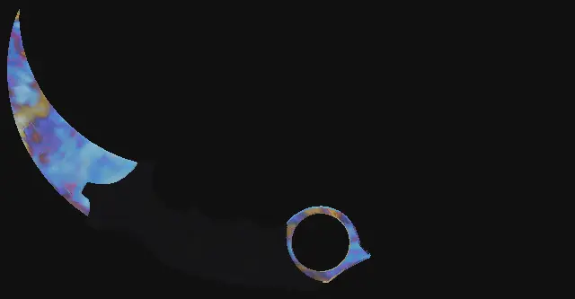 Karambit Case Hardened seed 216 playside