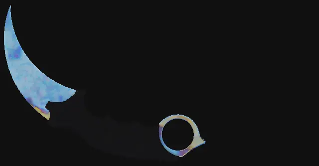 Karambit Case Hardened seed 442 pattern render