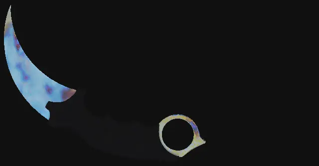 Karambit Case Hardened seed 510 playside